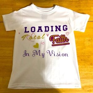 Loading Total Faith white T -Shirt handmade